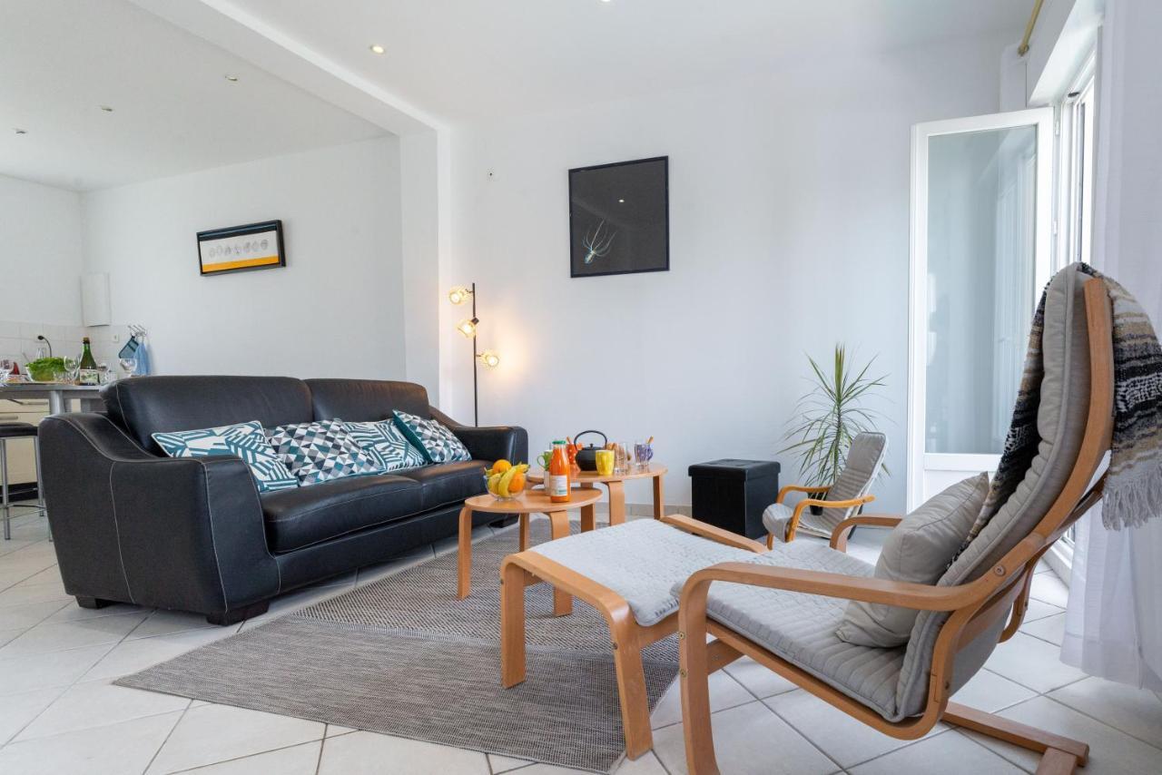 Les Bleuets - Duplex Avec Vue Mer プレヌフ・ヴァル・アンドレ エクステリア 写真