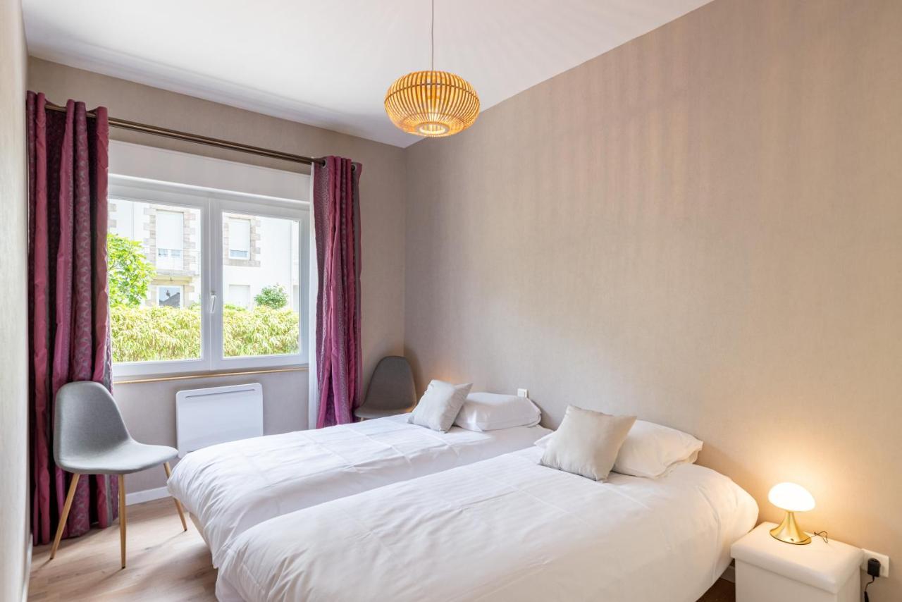 Les Bleuets - Duplex Avec Vue Mer プレヌフ・ヴァル・アンドレ エクステリア 写真